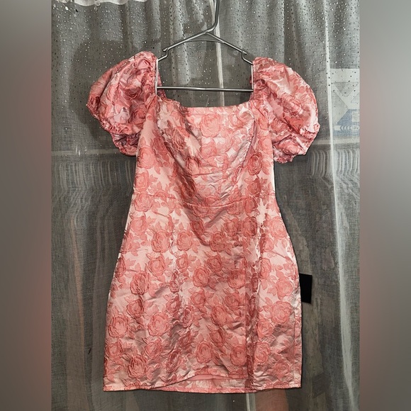 Pink Rose Lulus Mini Dress, new with tags, never worn - Picture 4 of 5